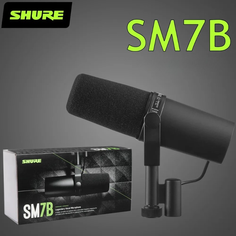 Shure Mic Sm7B - Microfono Shure SM7B, Microfono Dinamico per