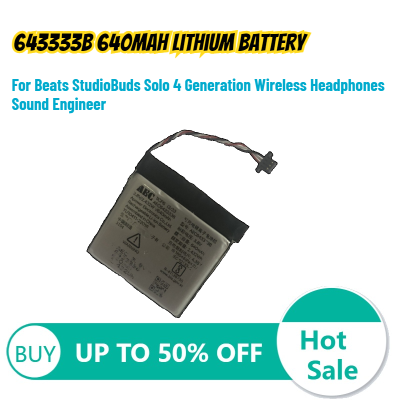 Batteria al Litio 643333B 640m - Beats Headphone Solo 4 recensione e prezzo