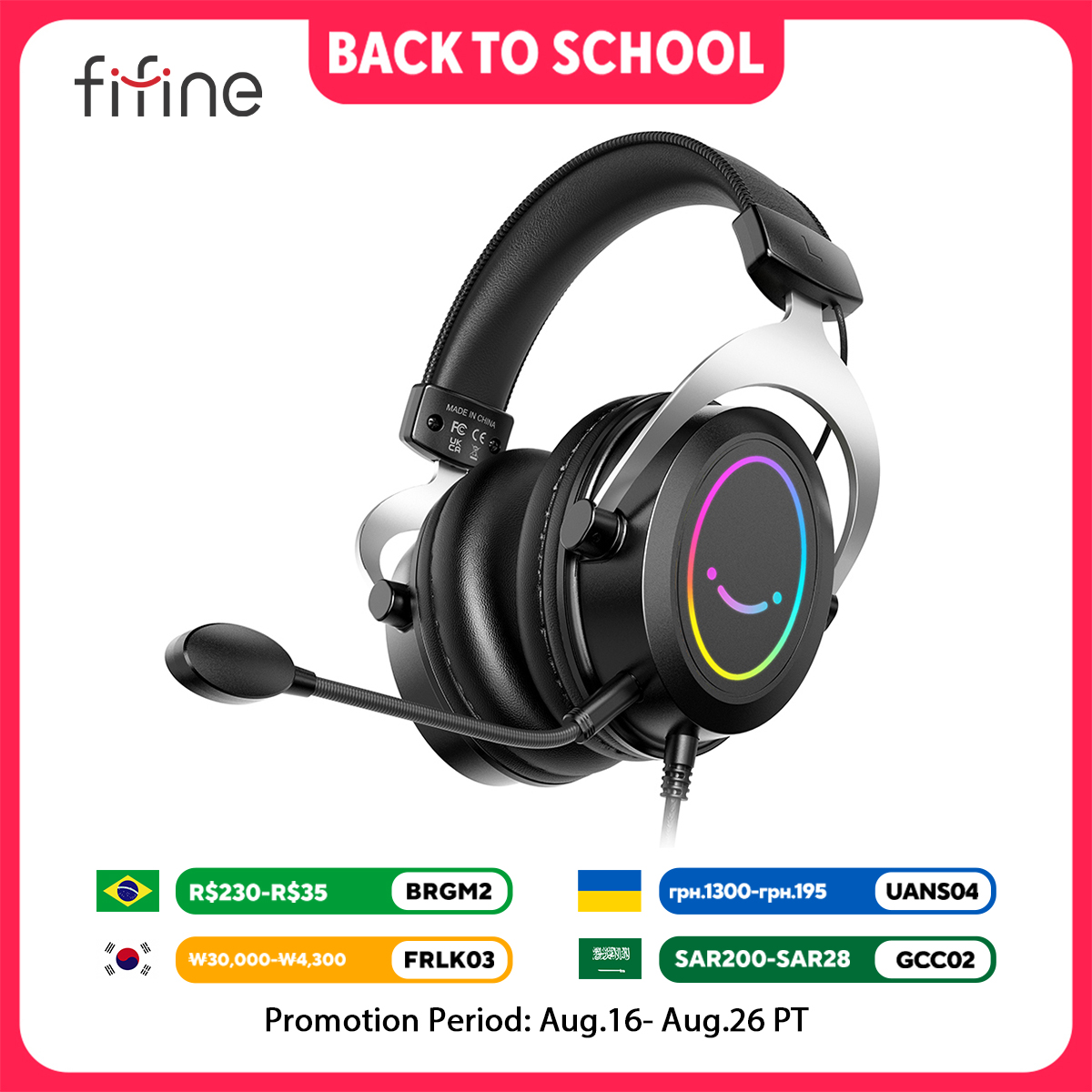 Cuffie da gioco FIFINE con con - Gaming Headset Rgb recensione e prezzo